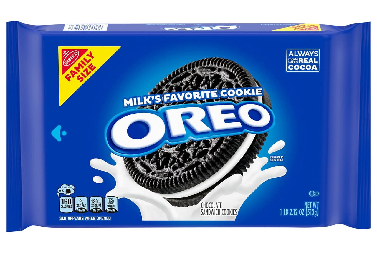 Oreo Sandwich Cookies, Chocolate, Family Size