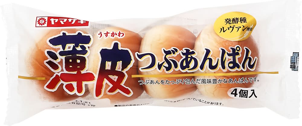 ヤマザキ 薄皮つぶあんぱん 近くの配達 |オンラインで注文 | Uber Eats