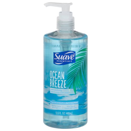 Suave Ocean Breeze Refreshing Hand Soap With Aloe (13.5 fl oz)