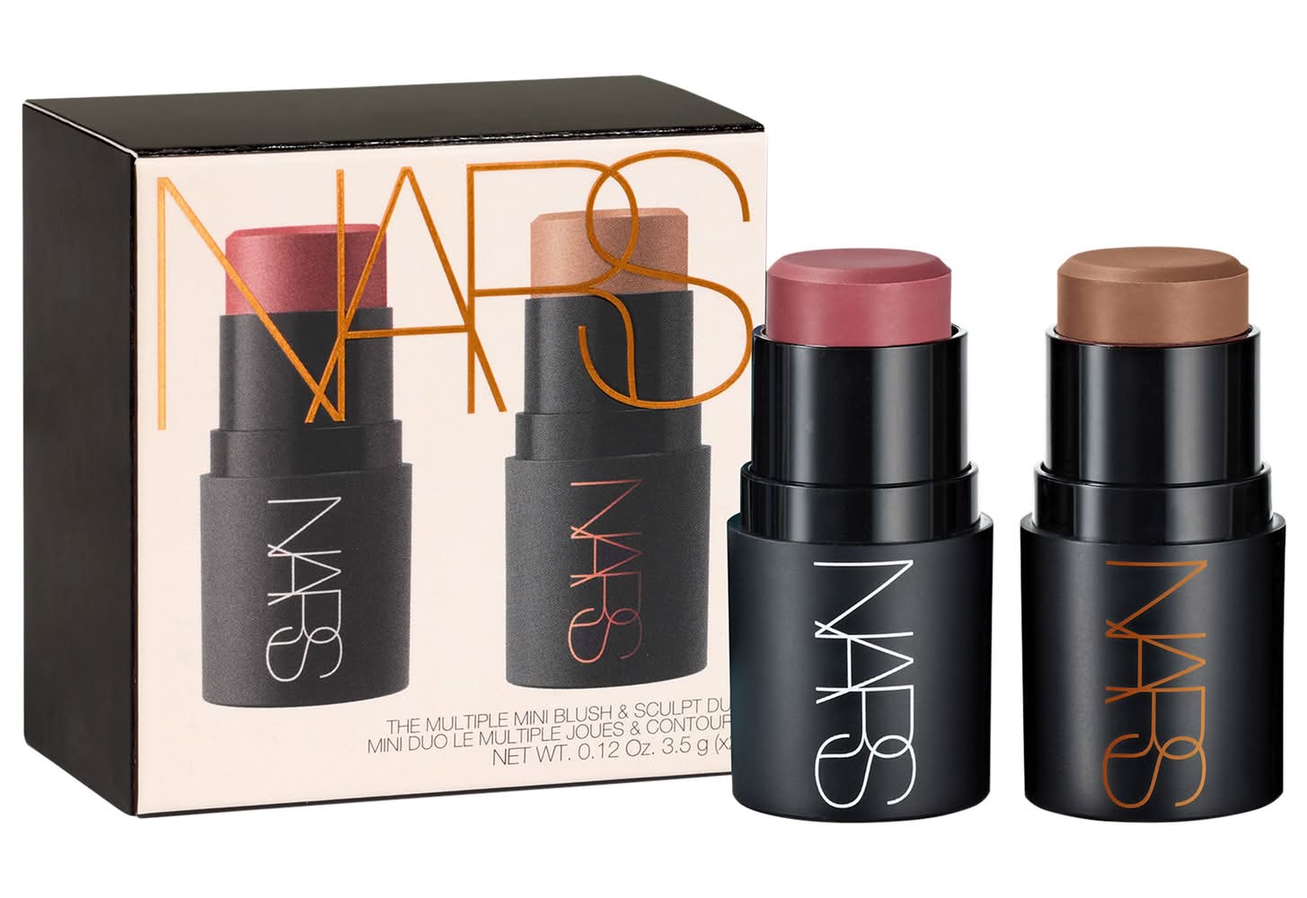 Nars Mini Multiple Blush & Sculpt Stick Duo Dolce Vita / Laguna