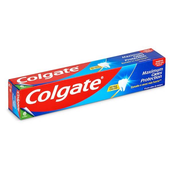 Pasta dentífrica flúor y calcio máxima protección Colgate tubo 75 ml