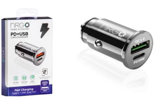 PD+USB Car Charger 30W