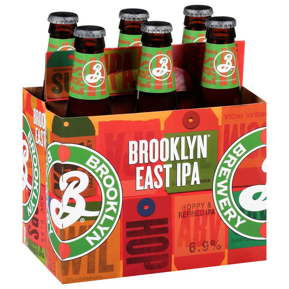 Brooklyn Brewery East Domestic Ipa Beer (6ct, 12 fl oz)