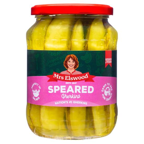 Mrs Elswood Sweet Pickled Cucumber Spears 670g