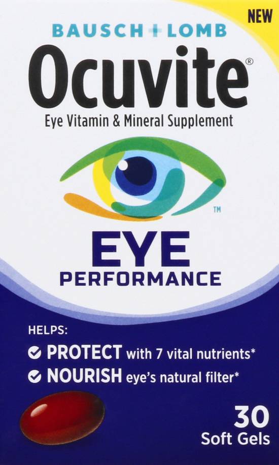 Ocuvite Soft Gels Eye Performance (30 ct)