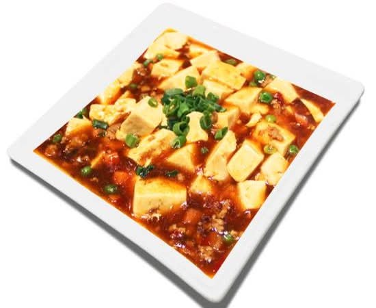 49. Tofu avec sauce épicée avec riz / Tofu with Spicy Sauce with rice / 麻婆豆腐
