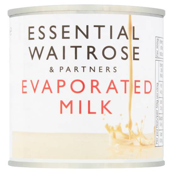 Waitrose Essential Evaporated Milk