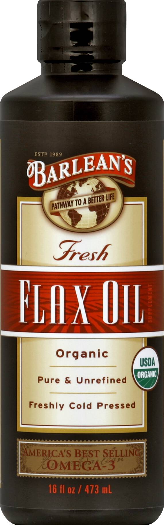 Barlean's Organic Fresh Flax Oil (16 fl oz)