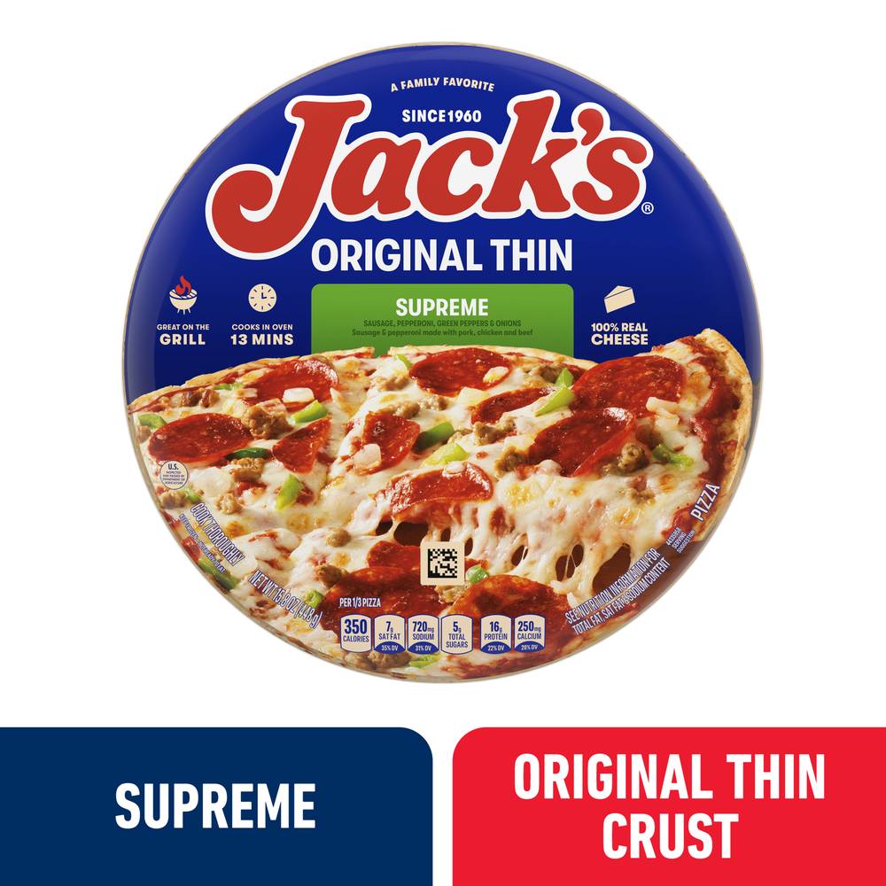 Jack's Original Thin Supreme Pizza