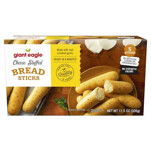 Giant Eagle Cheese Stuffed Bread Sticks (11.5 oz, 5 ct)