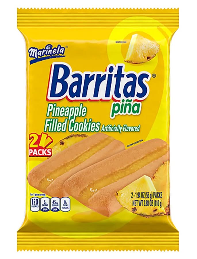 Barritas Pineapple Filled Cookies