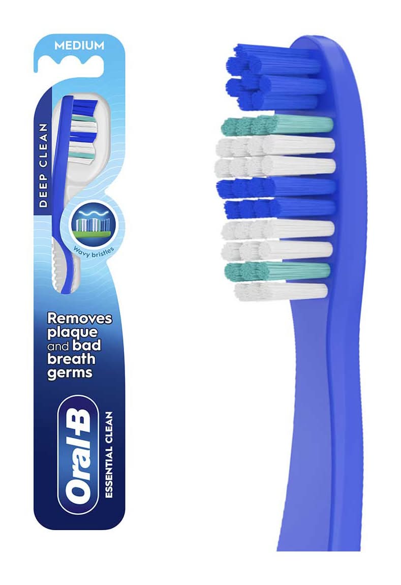 Oral-B Essential Clean Toothbrush Medium 1 Ct