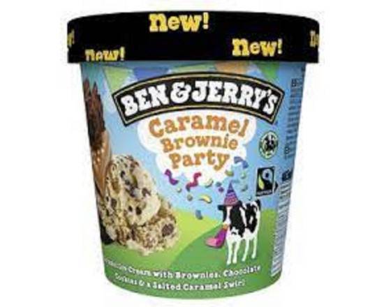 Ben & Jerry's caramel brownie party  🍦
