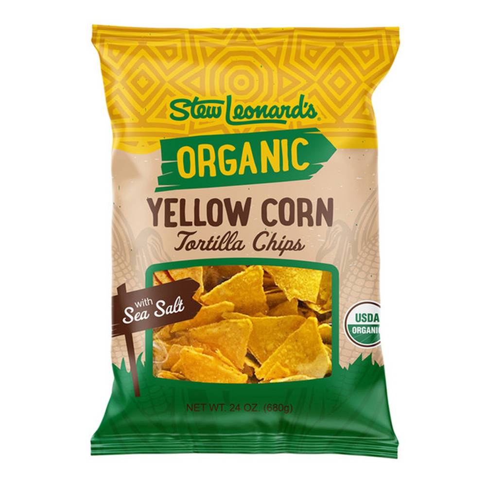 Stew Leonard's Organic Yellow Corn Tortilla Chips (24 oz)