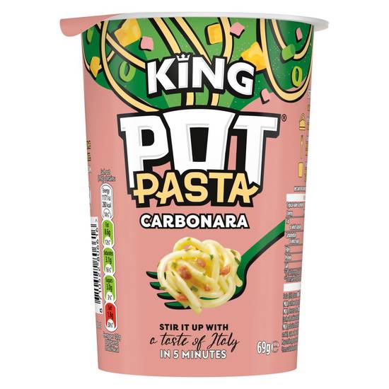 Pot Pasta King instant hot snack Creamy Carbonara 69 g
