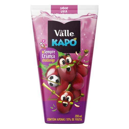 Del valle suco kapo sabor uva (200 ml)