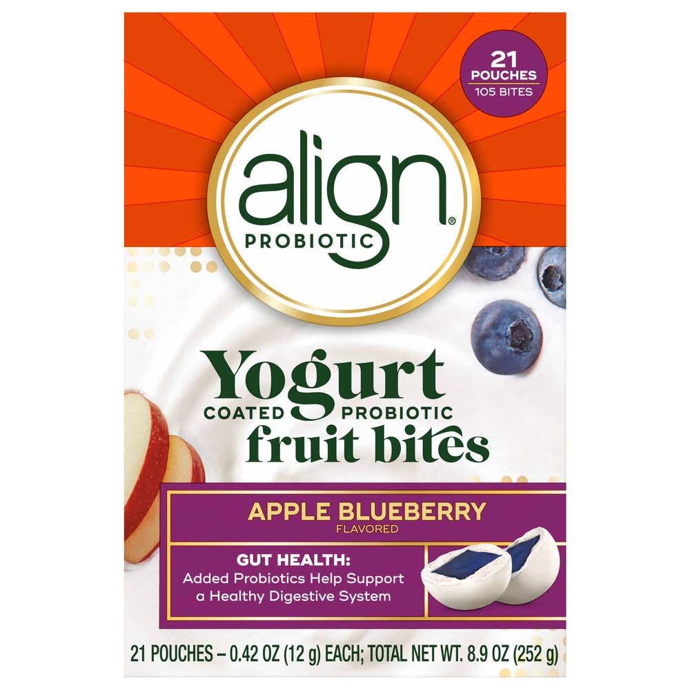 Align Yogurt Coated Probiotic Fruti Bites (0.42 oz, 21 ct)