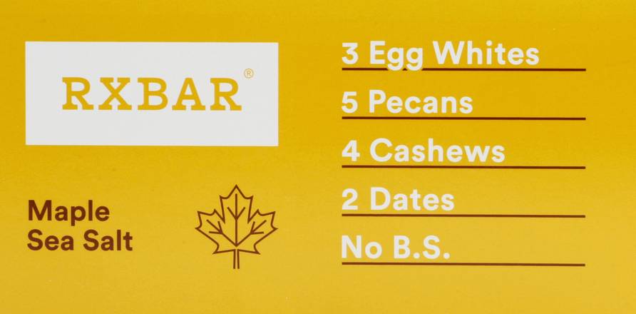 Rxbar Maple Sea Salt Protein Bars (12 ct)