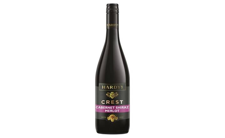Hardys Crest Cabernet Shiraz Merlot Red Wine 75cl (351817)