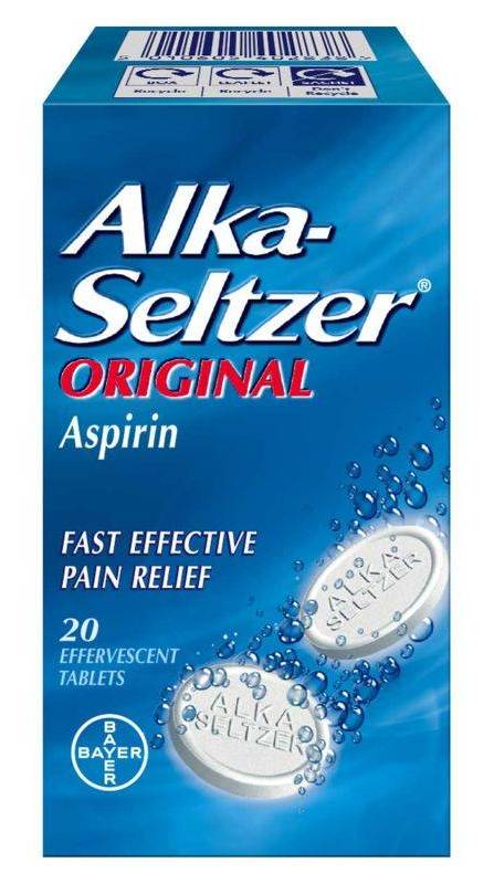 Alka-Seltzer Original - 20 Effervescent Tablets