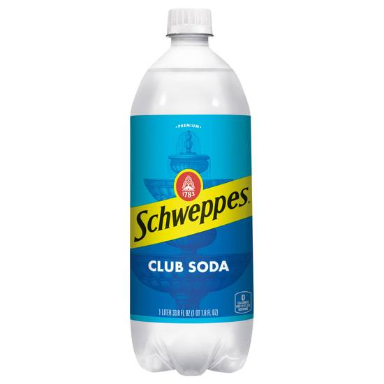 Schweppes Club Soda (33.79 fl oz)