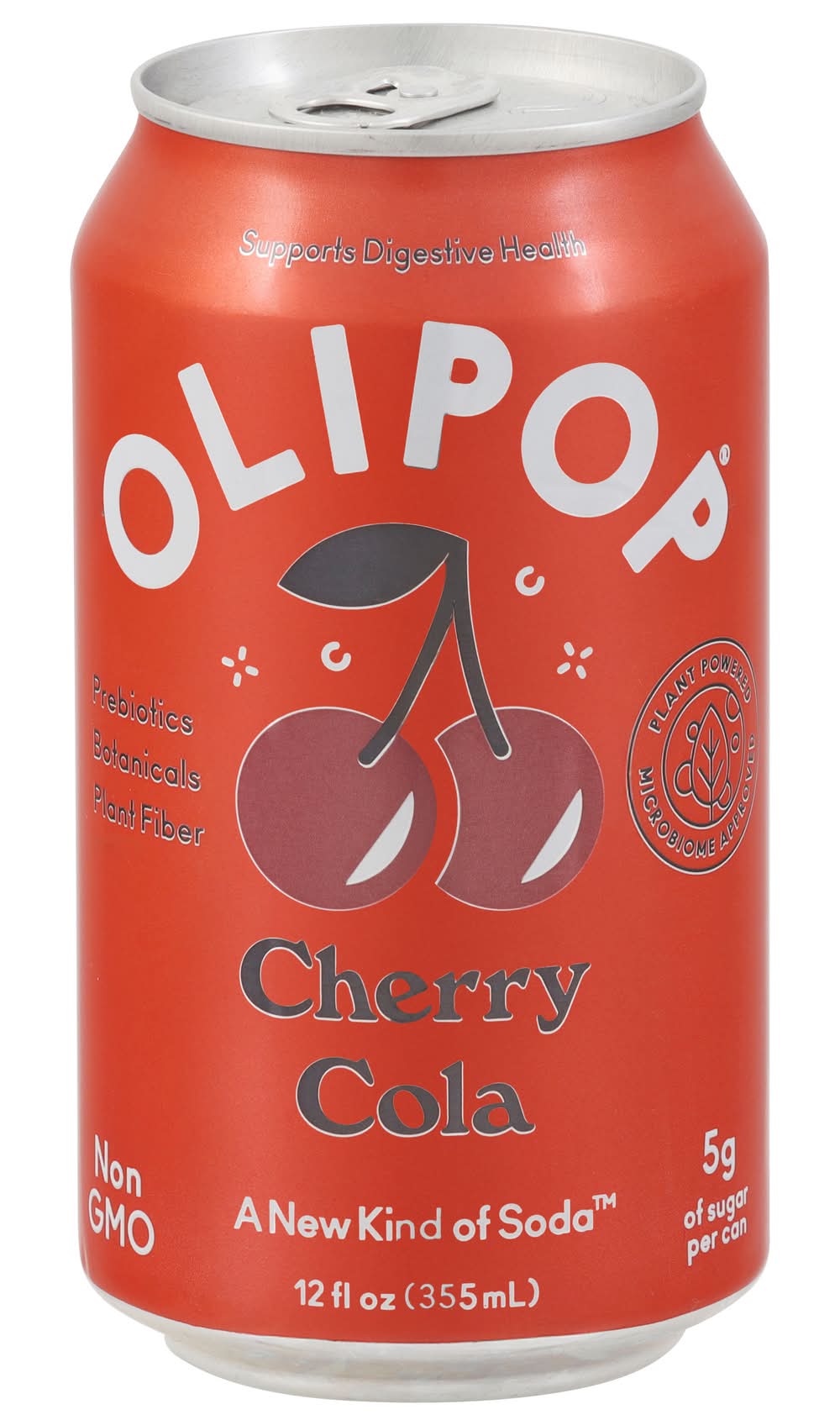 Olipop A New Kind Of Soda, Cherry Cola (12 fl oz)
