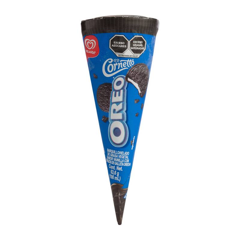 Holanda · Cornetto helado con trozos de oreo, vainilla (100 ml)