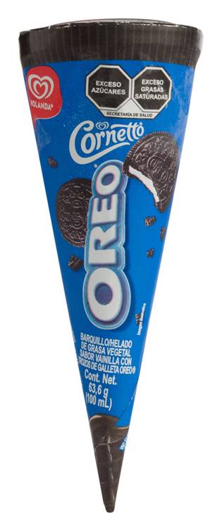 Holanda · Cornetto helado con trozos de oreo, vainilla (100 ml)