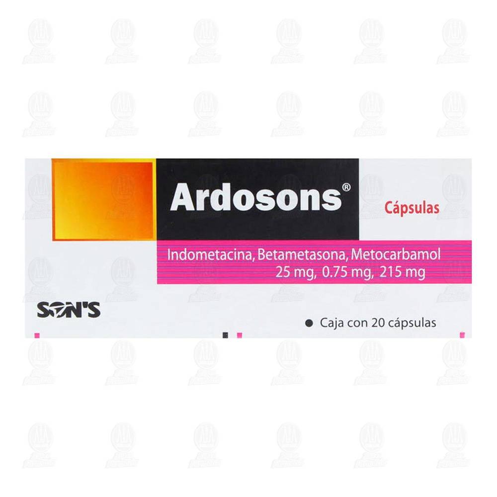 Son's · Ardosons cápsulas 25 mg/0.75 mg/215 mg (20 un)