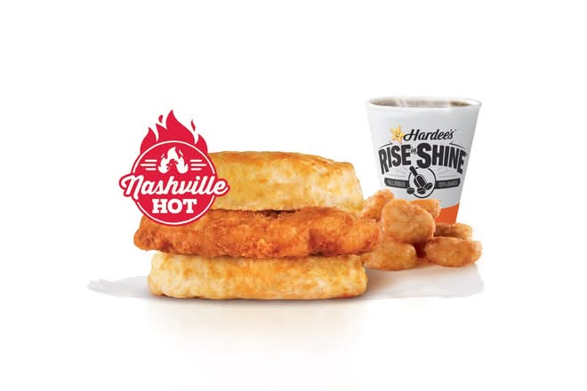 Spicy Hand-Breaded Chicken Biscuit Combo