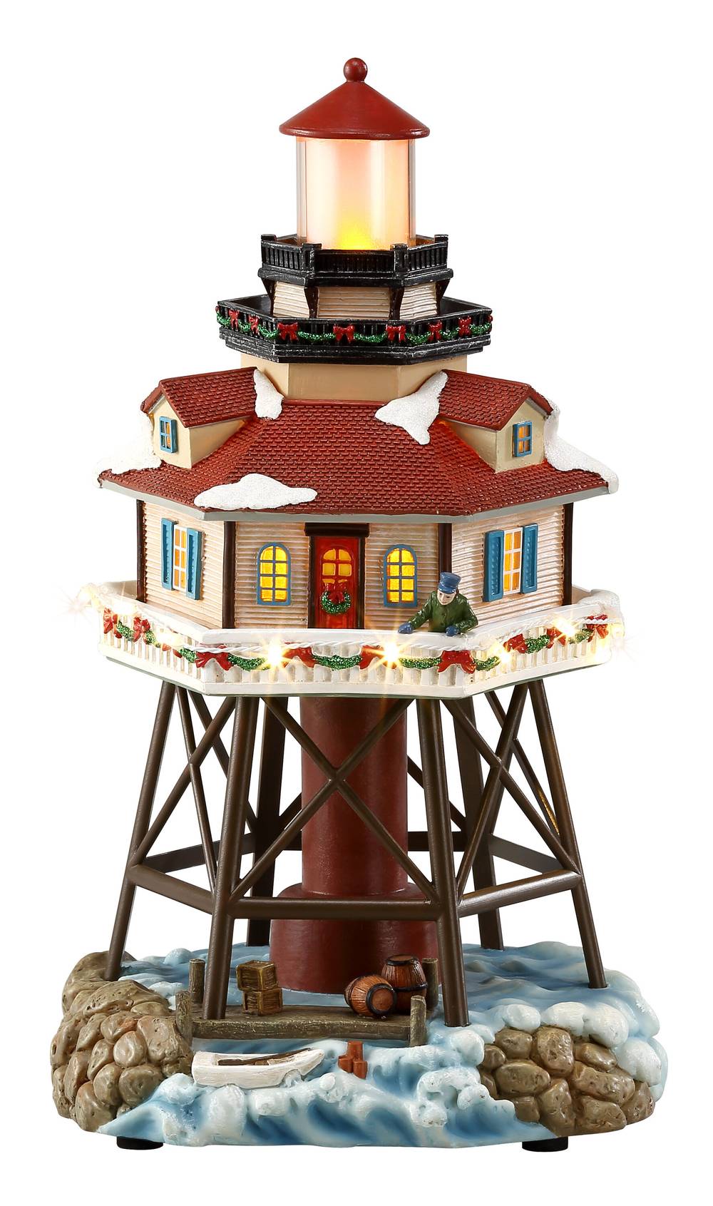 Carole Towne Carole Towne Lighthouse Lighted Village Scene | NM-X20155BA