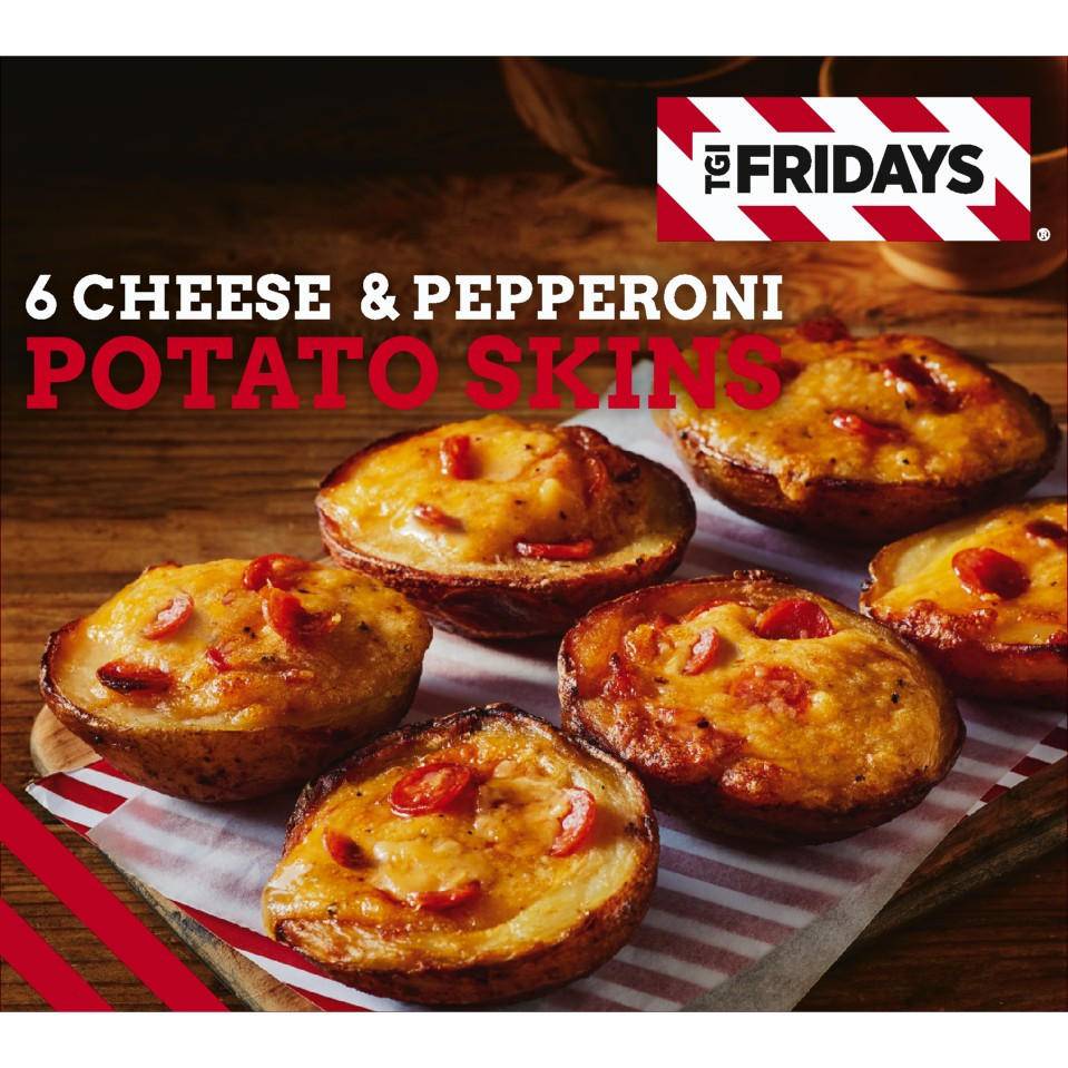 TGI Friday's Cheese and Pepperoni Potato Skins (6 pack)