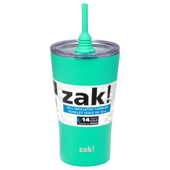 Zak! Wall Stainless Steel Latah Tumbler With Contour Lid (size 20 oz/light  green), Delivery Near You