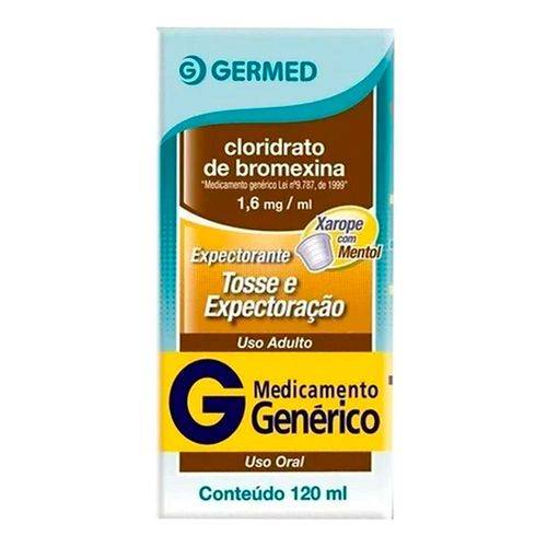 Germed · Cloridrato de bromexina 8mg/5ml xarope adulto (250 g)