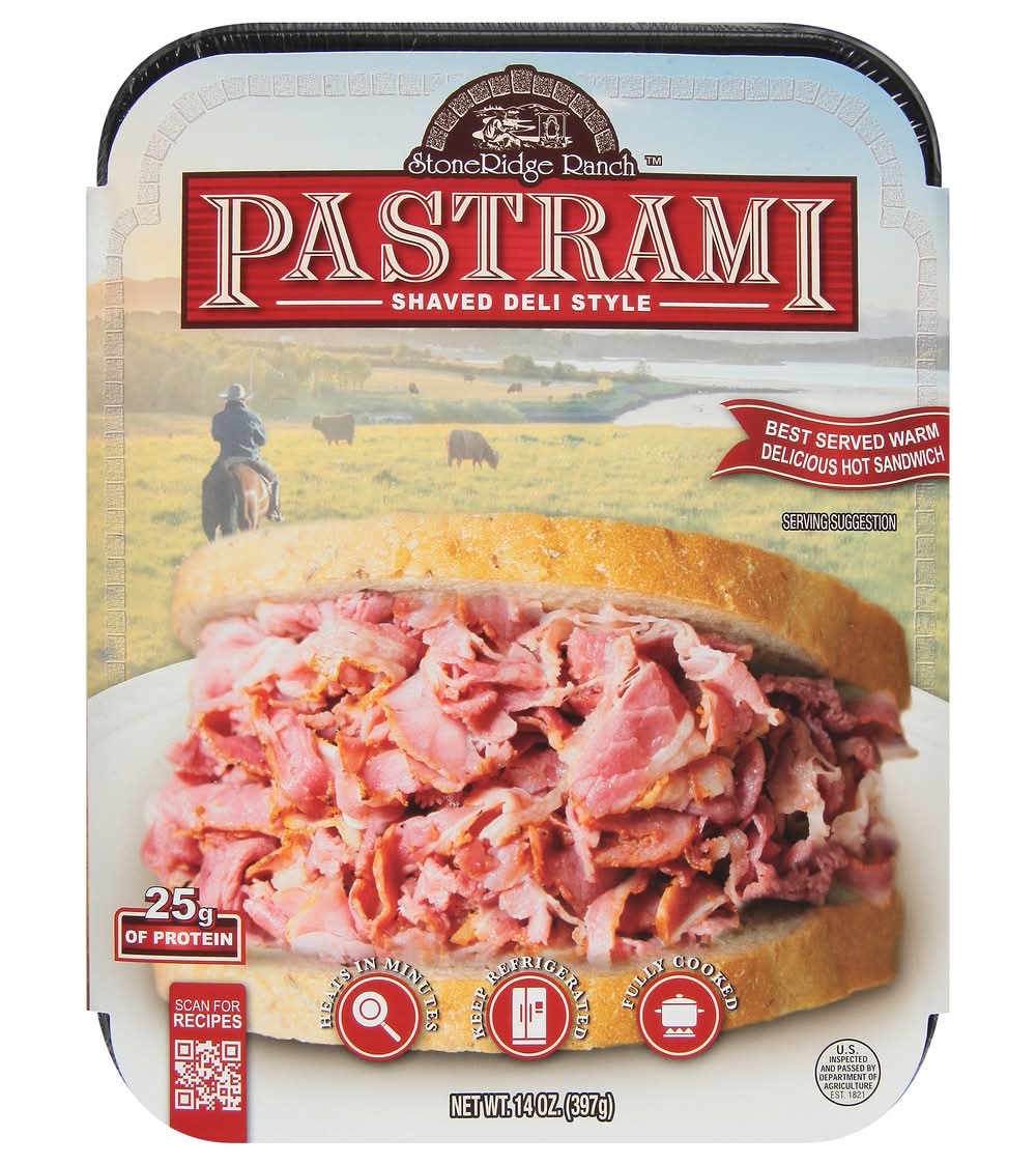 StoneRidge Ranch Shaved Deli Style Pastrami (14 oz)