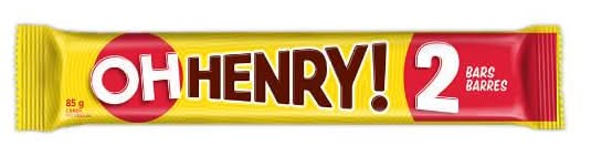 Oh Henry! Chocolatey King Size Candy Bar (85 g, 2 ct)