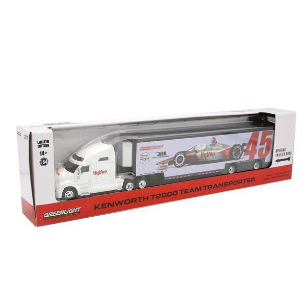 NTT INDYCAR Series #45 1:64 Jack Harvey Hauler Transporter, White