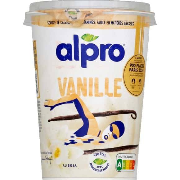 Alpro Dessert Végétal Soja Saveur Vanille Le Pot De 500G