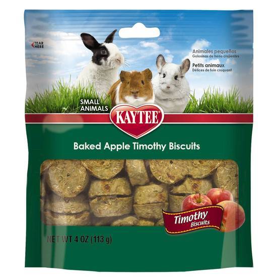 Kaytee Timothy Hay Baked Apple Small Animal Treats (4 oz)