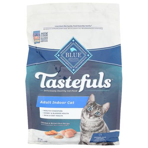 The Blue Buffalo Co. Tastefuls Chicken Brown Rice Adult Indoor Cat Food