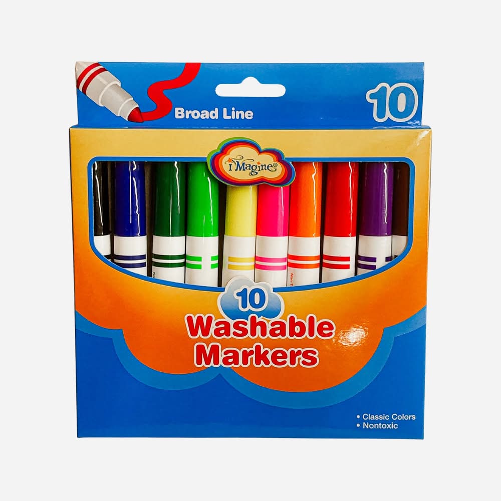 IMAG!NE Broadline Washable Marker 8 Ct
