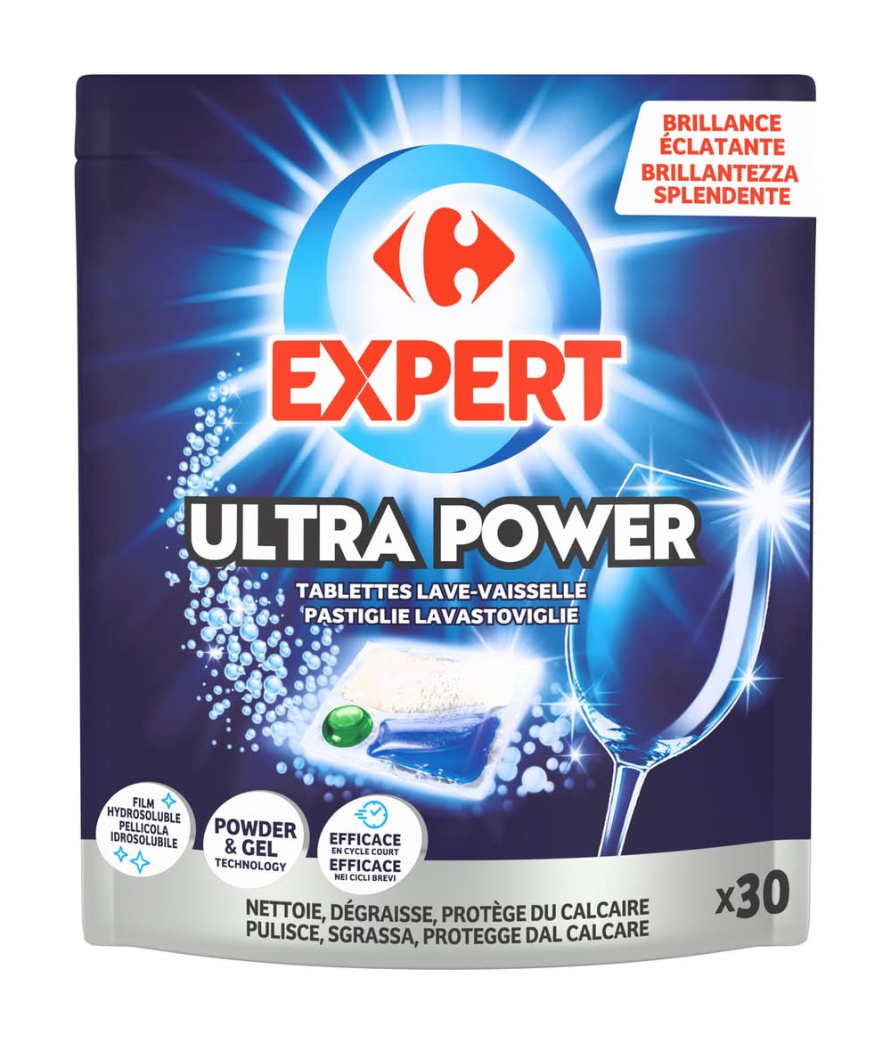 Carrefour Expert - Ultra power tablettes lave-vaisselle (30)