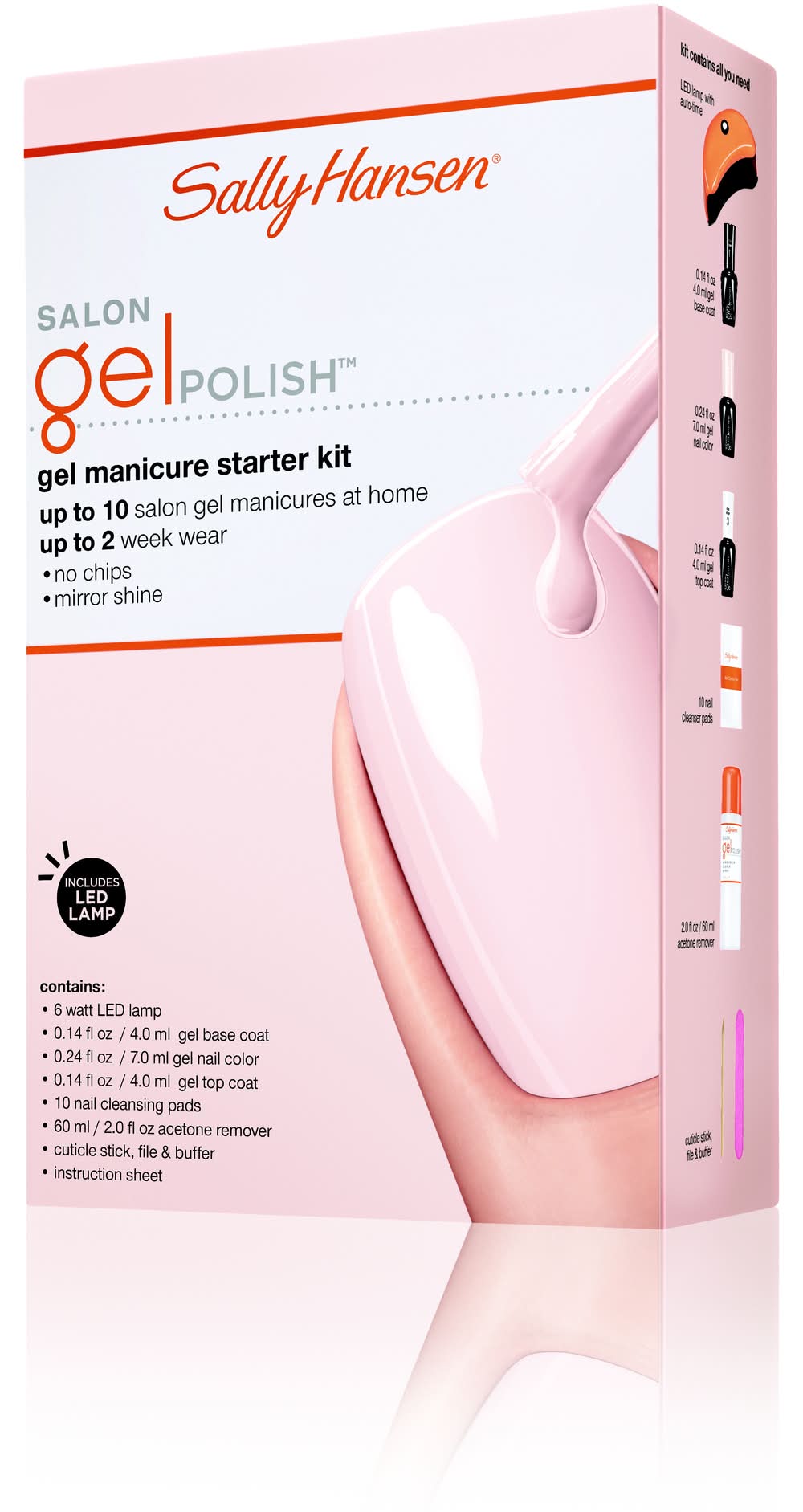 Sally Hansen Gel Nail Color Shell We Dance 130 (0.3 fl oz)