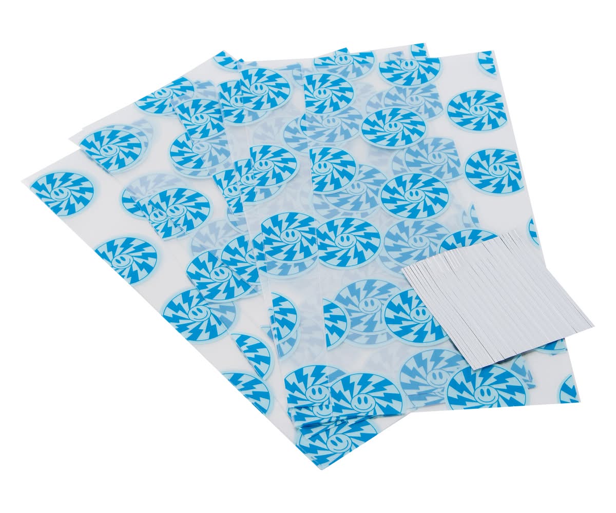 Blue Happy Face Party Favor Cello Bags 20-Count