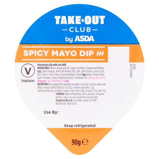 Asda Take-Out Club Spicy Mayo Dip 90g