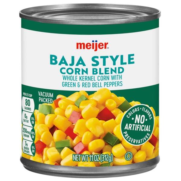 Meijer Canned Baja Blend Corn (11 oz)