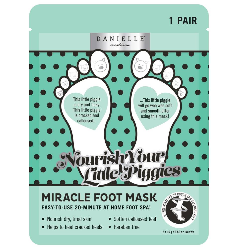 Debut by Danielle Miracle Foot Mask (0.56 oz, 2 ct)