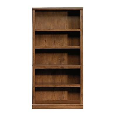 Sauder Select Collection 70H 5-Shelf Bookcase, Oiled Oak (410367)