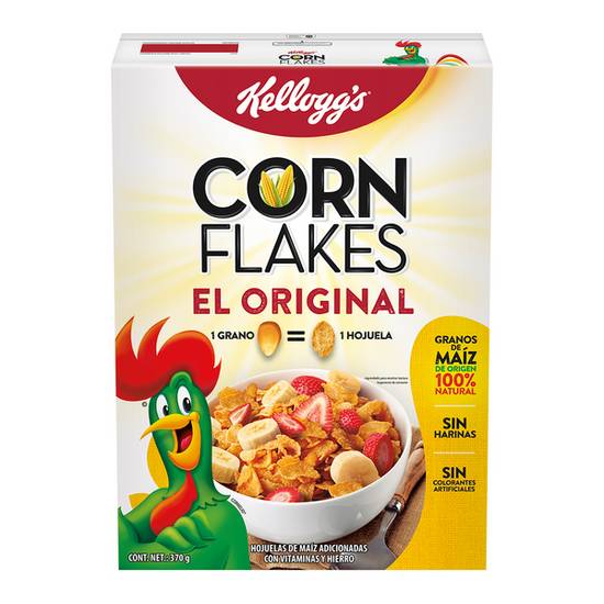 Kellogg's® Corn Flakes Hojuelas de maíz adicionadas con vitaminas y hierro