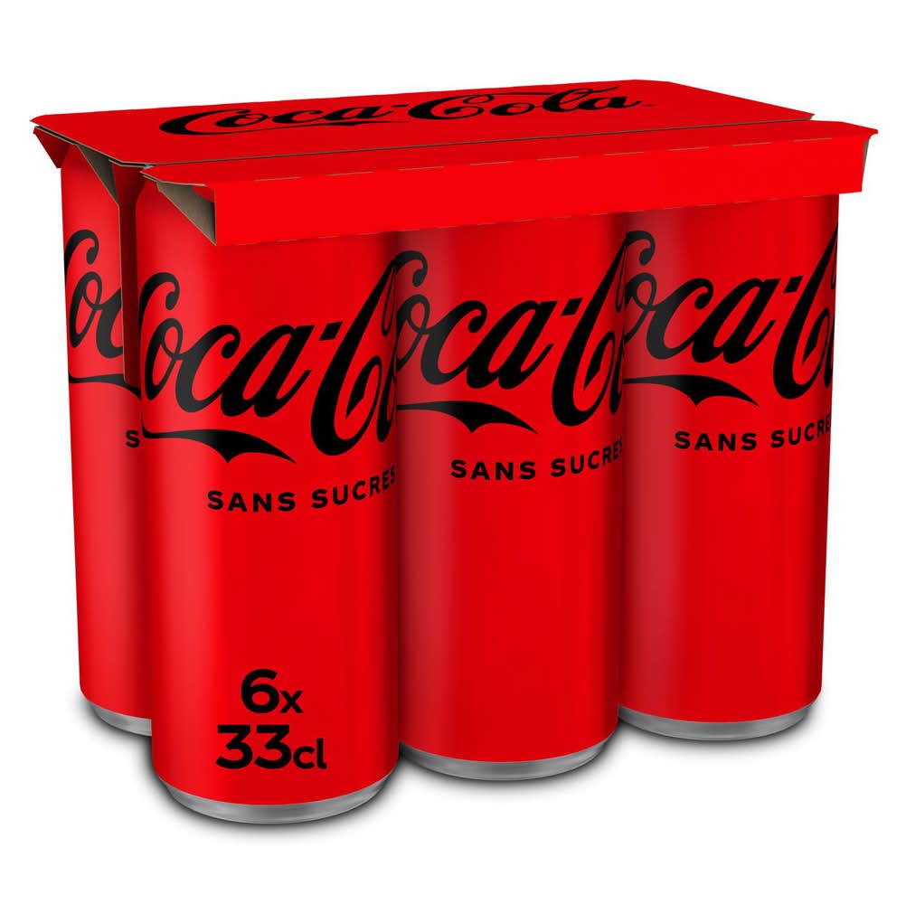 Coca-Cola - Soda sans sucre (6 x 330ml)